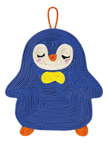 Estera Colgante De Rastro De Gato Con Correa Pingüino