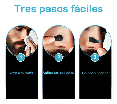 Tiras Nasales Antirronquidos Dilatadores Nasales Magnéticos Diseño Innovador Para Mejorar La Respiración OXYGLOW Pack 30