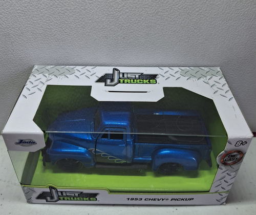 Jada Toys 1953 Chevy Pickup Just Trucks 1:32 Azul Azul (Usado)