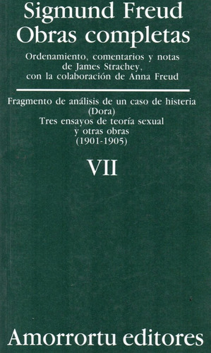 Obra Completa Sigmund Freud Vii Fragmento De Análisis (am)