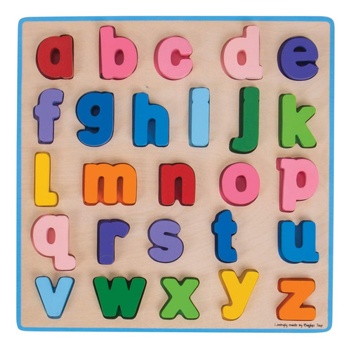 Bigjigs Toys Chunky Alphabet Puzzle Minusculo Rompecabezas