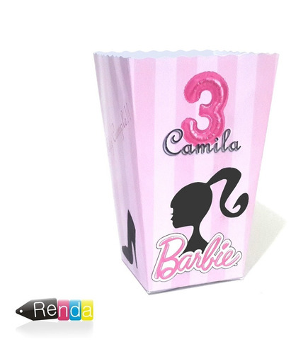 10 Cajas Pochoclos Pochoclera Personalizada Candy Bar