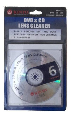 Limpiador  Lentes Opticos Para Rep Cd/dvd/br Kinyo Kcd-272