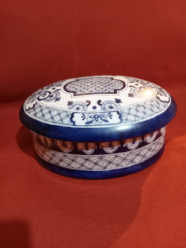 Alhajero Pintado A Mano Firmado En Porcelana, Tamaño Grande.