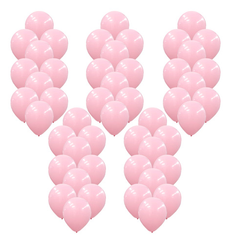 Globos Premium 10 Pulgadas X 50 Unidades Rosa