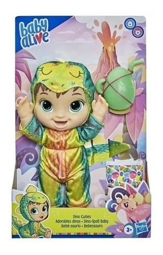 Mueñca Baby Alive - Bebe Saurio - Dino Verde / Diverti