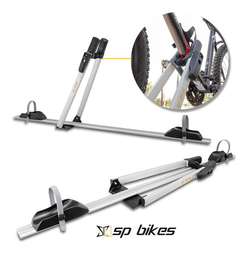 Imagen 8 de 8 de Rack Portabicicletas Para Techo/toldo Universal