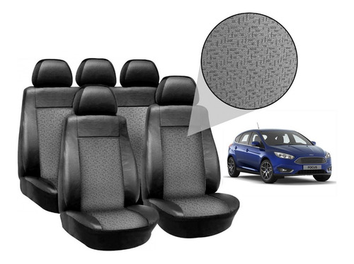 Fundas Cubre Asientos P/ Ford Focus C/ Jackard Premium