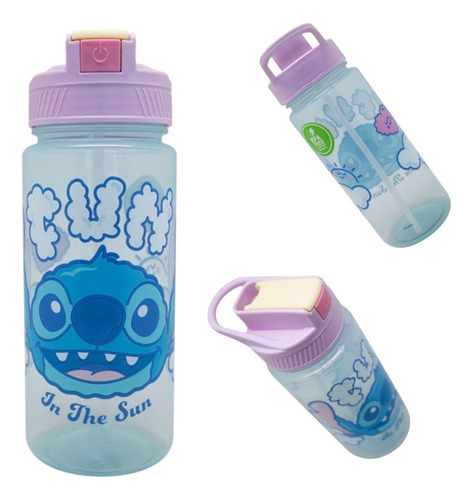 Botella Agua Stitch Switch 400 Ml Vibes