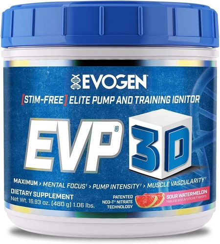Evogen Evp 3d 40 Servicios Sabor Sour Watermelon Sour Watermelon