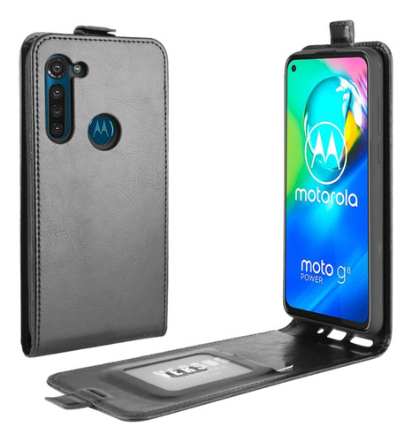 Para Motorola Moto G8 Power R64 Texture Con Un Solo Giro Ver