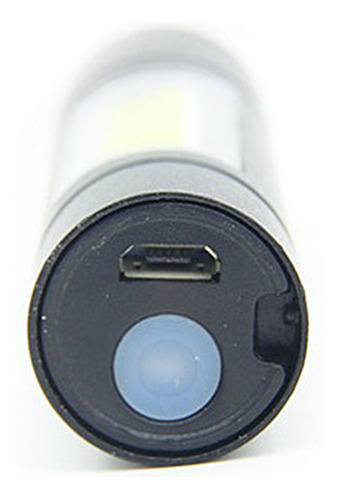 Mini Linterna Portátil Con Zoom Recargable Usb Cob