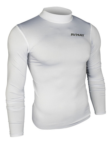 Imagen 2 de 3 de Jersey De Compresión Rinat Under Wear Manga Larga Blanco Ad.