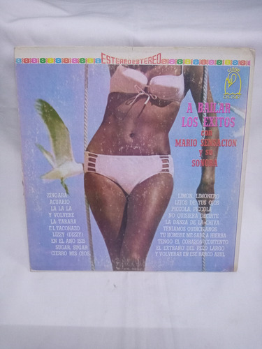 Lp Mario Sensación Y Su Sonora A Bailar Exitos 1971 Cumbia (Usado)