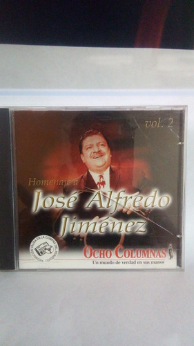 Homenaje A José Alfredo Jimenez/ Recopilación/cd /seminuevoa