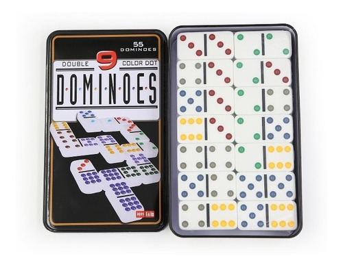 Set De Domino 55 Piezas 9 Puntos