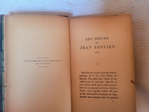 Les Desirs De Jean Servien Anatole France Calmann Levy