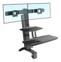 Comprar Soporte Escritorio Doble Monitor\u002Fteclado 22-27.myshopuruguay Color Negro