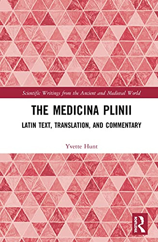 Libro The Medicina Plinii De Hunt, Yvette