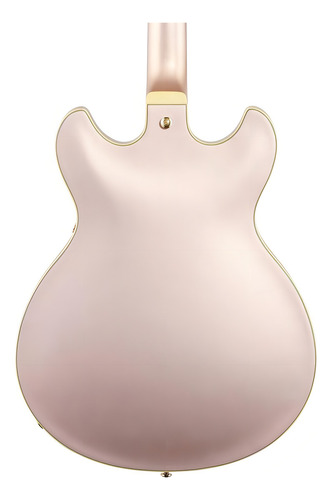 Guitarra Ibanez As73g-rgf 6 Cordas Cor Rose Gold Flat