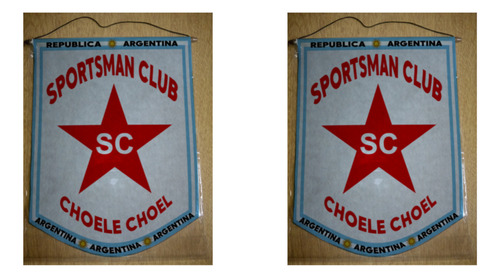 Banderin Mediano 27cm Sportsman Club Choele Choel