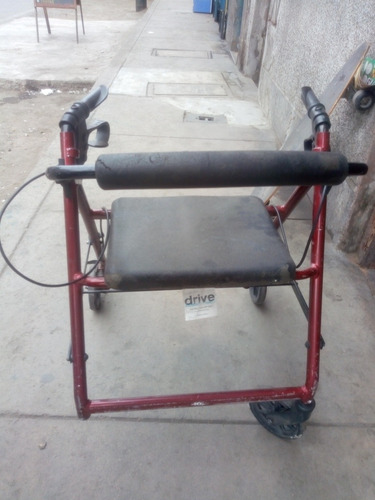 Andador Aluminio Cn Asiento Plegable