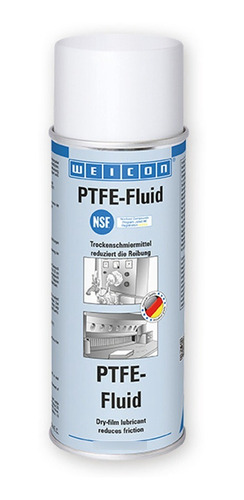 Lubricante De Teflon Ptfe En Spray 400 Ml Grado Alimenticio