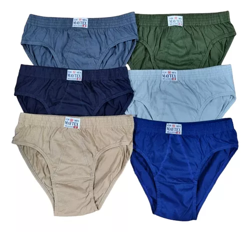 Slip De Hombre Algodón Premium Pack X4