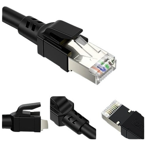 Cable Red Cat-8, 30 Cm, Internet-xbox-ps5-pc-ethernet-rj45