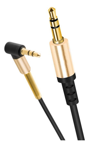 Cable De Audio Jack 3.5mm Spica Aux Plug En Angulo 90 Grados