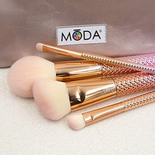 Moda Juego Completo De 5 Brochas De Maquillaje Para Rostro M