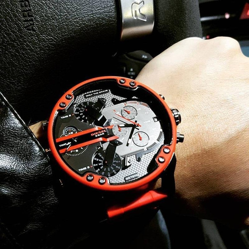 Reloj Pulsera Dsl Hombre Mr Daddy Dz7370 Acero Inox Original