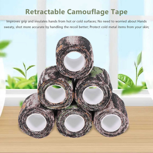 Cinta De Camuflaje Adhesiva, Vendaje Elástico De Camuflaje,