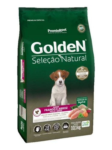 Golden Selección Natural Cachorros Razas Pequeñas 3 Kg