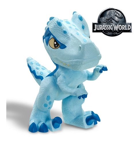 Imagem 3 de 5 de Dinossauro Velociraptor Blue Dinos Baby Jurassic World Pupee