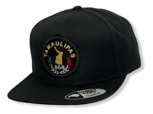 Gorra Yupoong Tamaulipas Código Área Snapback Negro