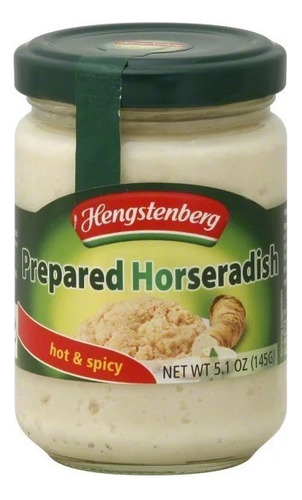 Aderezo Hengstenberg Horseradish en frasco 145 g