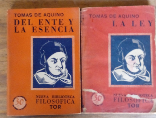 Tomas De Aquino - Del Ente Y La Esencia, La Ley (2 Vol)