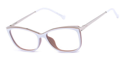 Armação Oculos Ogrife Og 1786-c Feminino Acetato Metal 