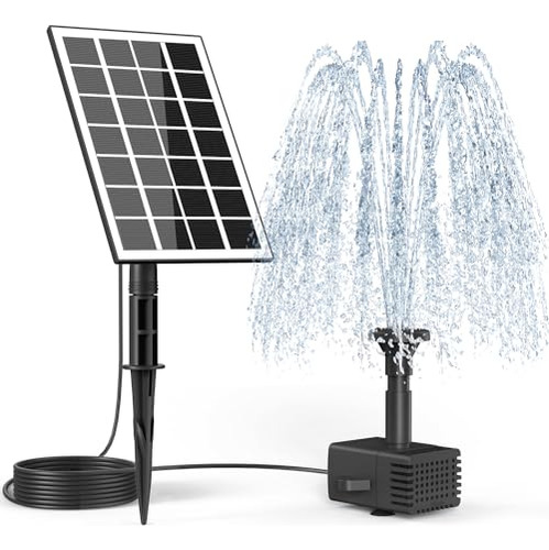 Kit De Fuente Solar Szmp Para Baño De Aves 9.84 Panel De Cop