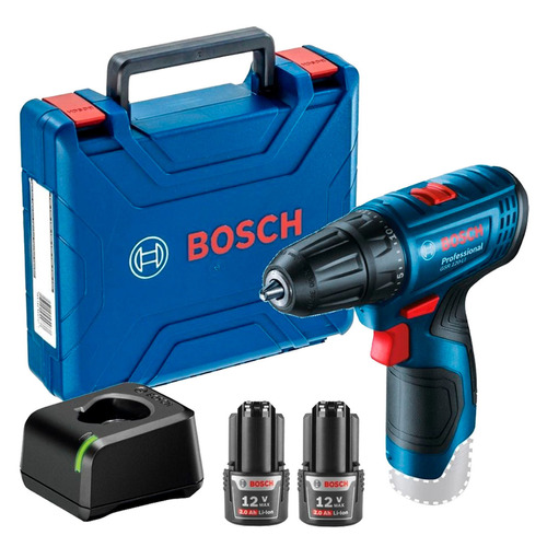 Taladro Atornillador Bosch Gsr 120-li 12v 2 Bateriaazul 1500