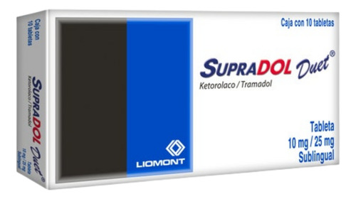 Supradol Duet 10 Tabletas Sublinguales 10 Mg