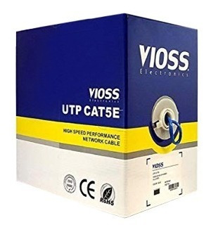 Imagen 1 de 1 de Cable Utp 305 Mts Cat5e 100% Cobre Certificado Para Interior