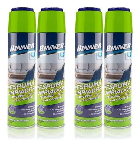 2 Binner Espuma Limpiadora Para Tapicería 600ml X 2