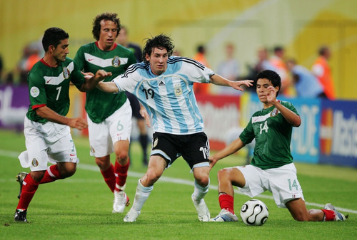 Camiseta Aga Selección Argentina 2006 #19 Messi Xl Xxl 