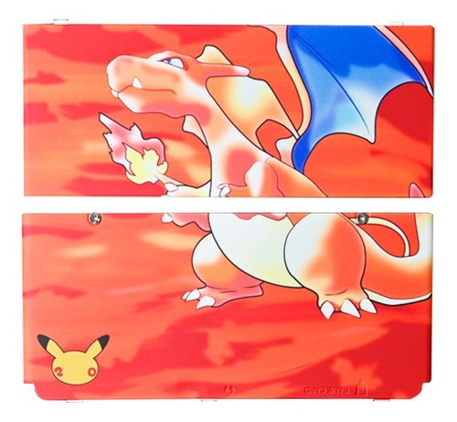 Cover Plate De Pokemon Rojo Para New Nintendo 3ds