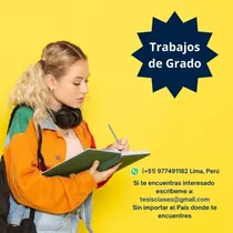 Comprar Tesis, Trabajos Académicos, Trabajos Finales Y De Grado