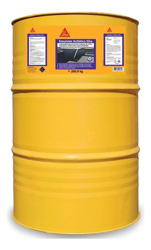 Sika Emulsión Asfáltica Impermeabilizante Cubierta 200kg