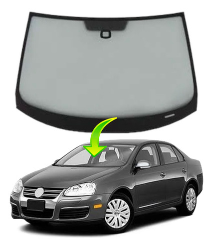 Parabrisa Vw Jetta 2007 2008 2009 2010 Com Sensor Quadrado
