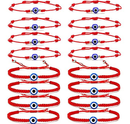 Pulsera Proteccion  Sonnyx 16 Set Pulseras De Kabbalah De Hi